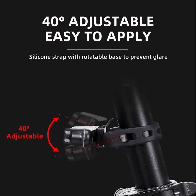 Đèn LED Sạc USB Gắn Đuôi Xe Đạp