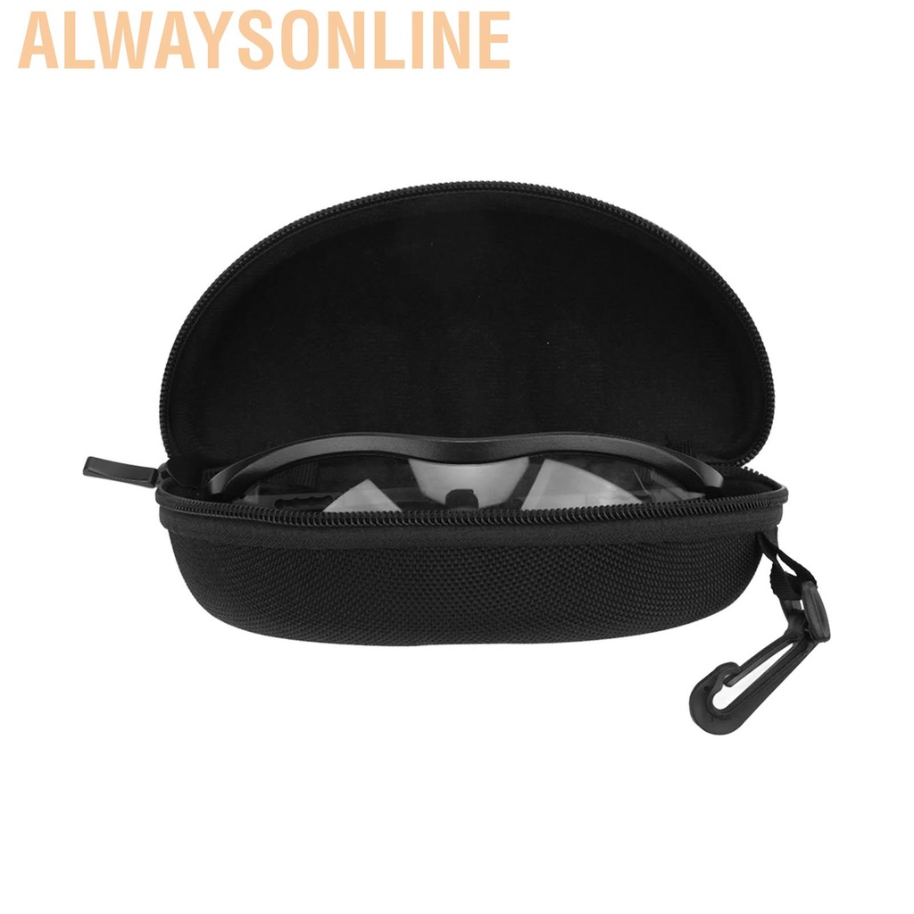 Alwaysonline Safety Goggles Protection Glasses Sandproof Antifog Antisplash Clear PC Lens Adjustable Waterproof Wide View for