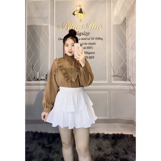 Sơ mi tiểu thư bigsize Như Huệ BBigsize