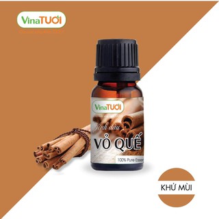 Tinh Dầu Vỏ Quế Nguyên Chất Vina Tươi 10ml - Khử Mùi Nhà Bếp, Mùi Hôi, Ẩm Mốc, Mùi Thuốc Lá