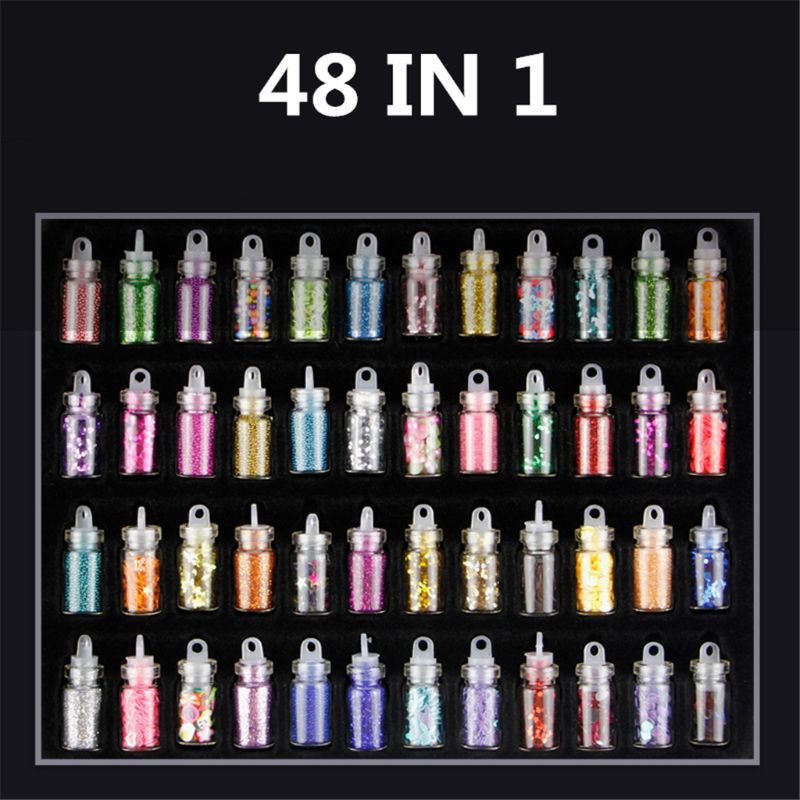 Set 48 hạt xốp dùng để làm đồ chơi slime