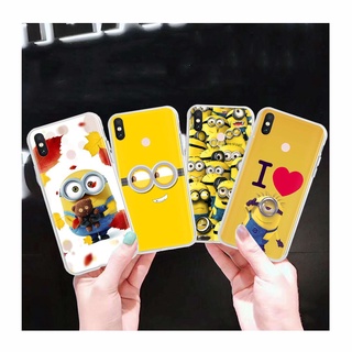 Ốp Điện Thoại Trong Suốt Hình Minion Màu Vàng At149 Cho Samsung Galaxy A21 A21S A20 A20S A10 A10S A11 A30 A30S A71