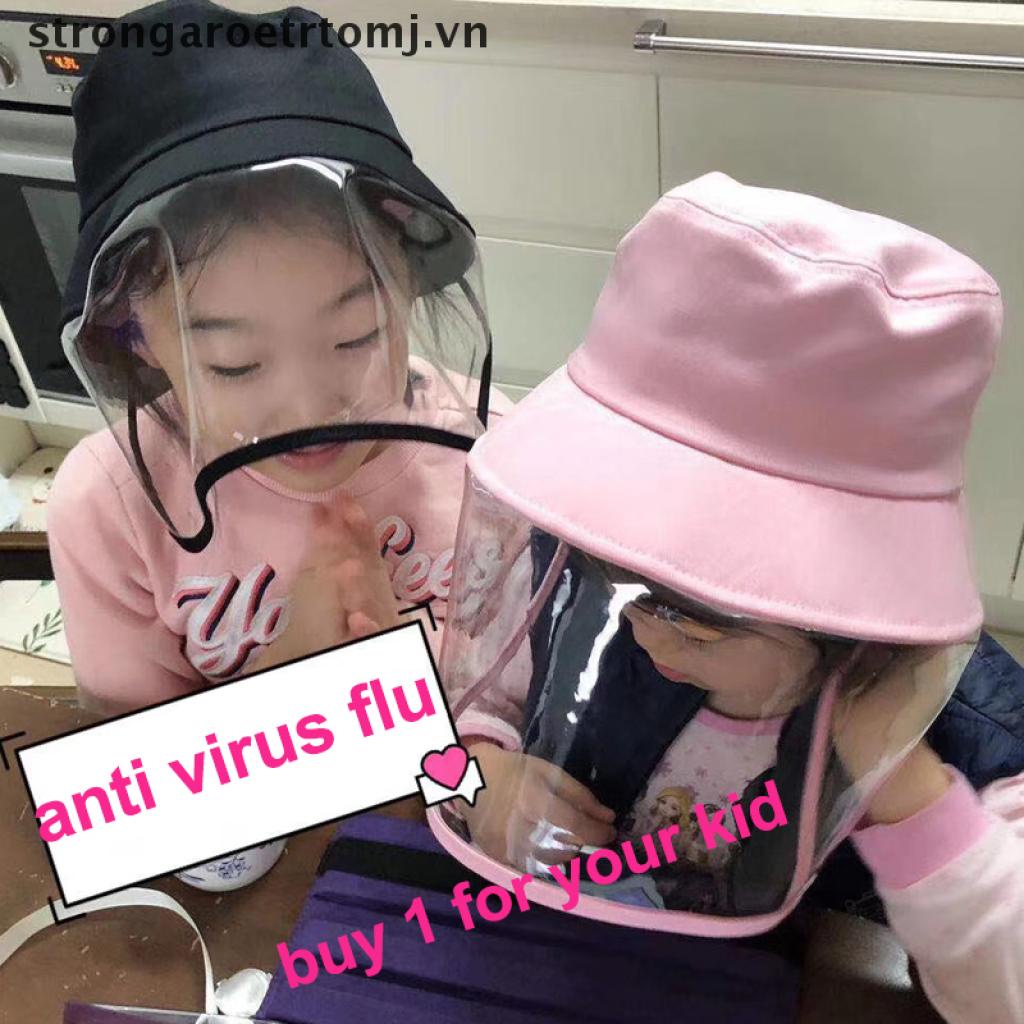 Mũ Che Mặt Chống Bụi Chống Virus Bảo Vệ Toàn Diện Cho Bé