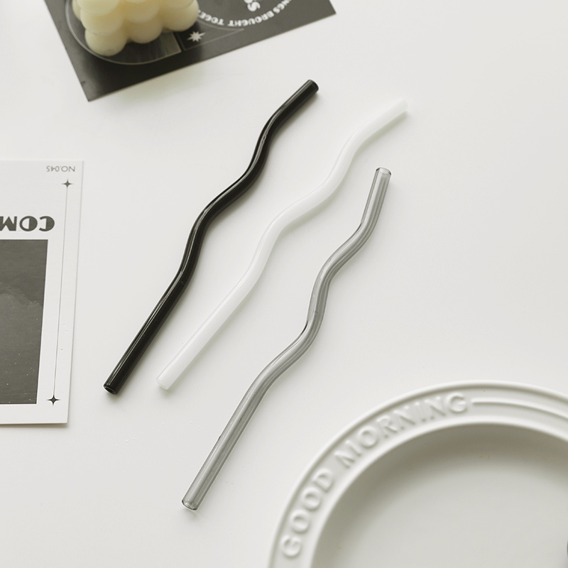 Ống Hút Thủy Tinh Hình Sáng Tạo