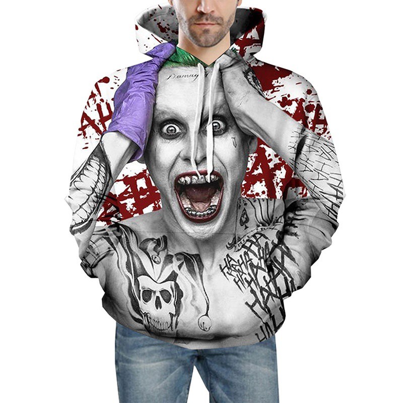Áo khoác hoodie nam in hình Joker độc đáo cá tính | BigBuy360 - bigbuy360.vn