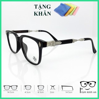 Gọng Kính Nam Nữ CH Thời Trang Cao Cấp - [ Gọng Kính cận bạc ]