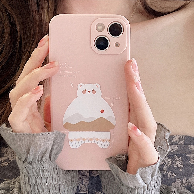 Ốp lưng iphone ốp Điện Thoại Họa Tiết Gấu / Rubik MINI Cho iPhone 14 13 12 11 PROMAX XS XR XSMAX SE2020 6 7 8PLUS