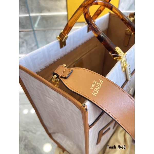 Túi xách túi tote đeo chéo da thật Fendi FD cao cấp size 35cm
