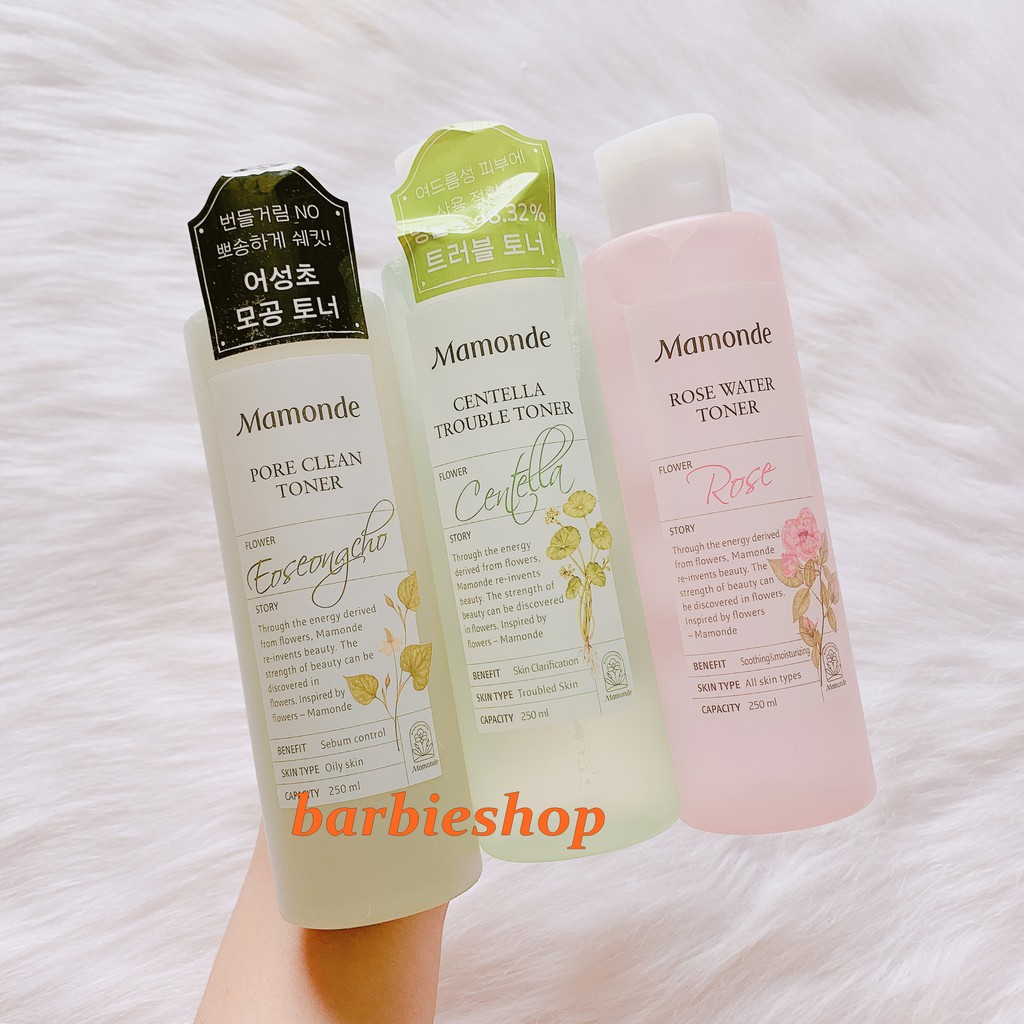 Nước Hoa Hồng Mamonde Flower Water Toner Đủ Mùi