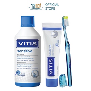 Bộ chăm sóc răng miệng dành cho răng ê buốt VITIS Sensitive Mixed Pack