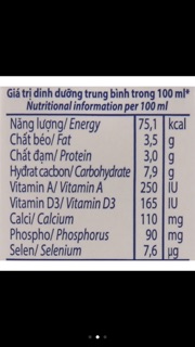 Sữa tươi Vinamilk 110ml