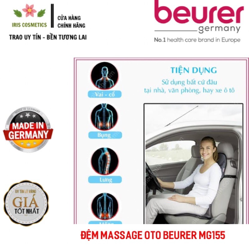 [Chính hãng][Giá buôn] Đệm massage Beurer MG155