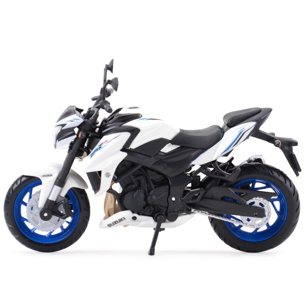 Maisto 1:18 Suzuki GSX-S750 ABS Die Cast Đồ chơi mô hình tĩnh mô tô sưu tầm