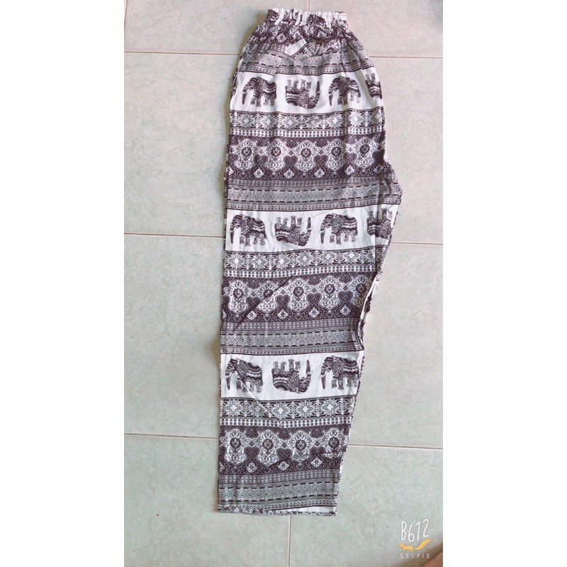 [size 3/75-90ky]Quần alibaba quần baggy có 2 túi 2 bên size to bigsize
