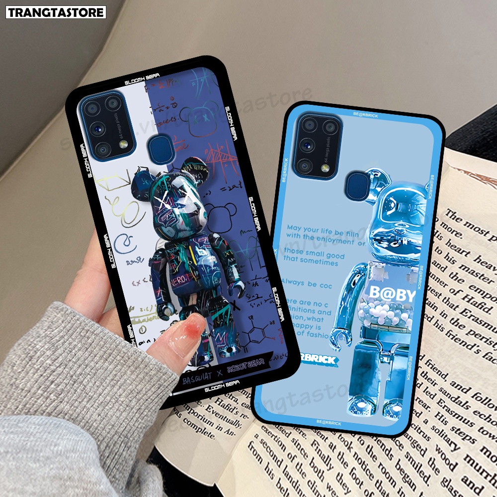 Ốp lưng Samsung M31 in hình gấu Bearbrick,Mountain,xanh,đen,đỏ giá rẻ