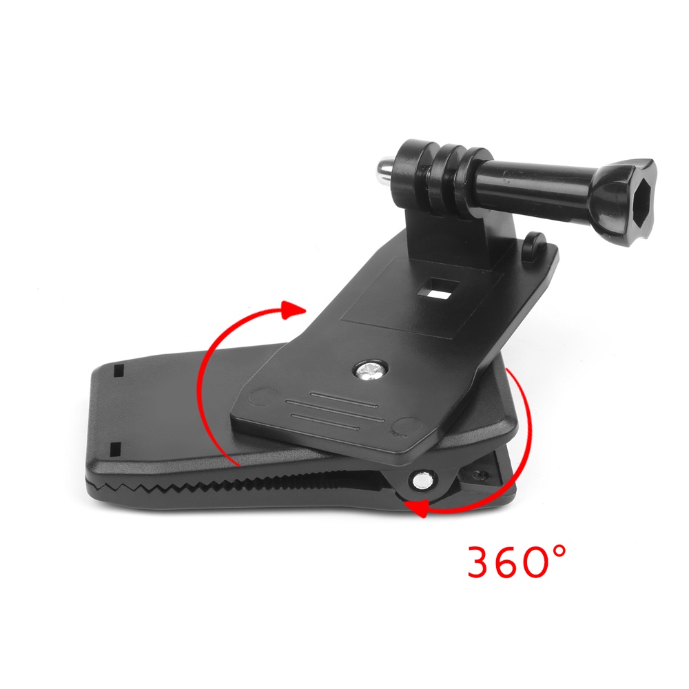 Kẹp Gắn Balo Xoay 360 Độ Cho gopro hero 12 11 10 9 8 black xiaomi yi 4k sjcam eken h9r go pro