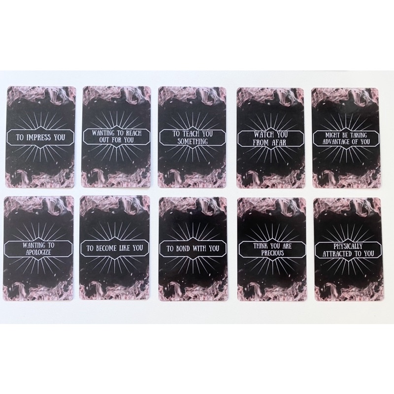 Bộ bài Oracle handmade - 103 Intentions Oracle Cards