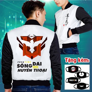 [ Siêu Rẻ ] Áo khoác Free Fire - Sống dai thành huyền thoại cực HOT khuyến mại khủng giá rẻ dẹp