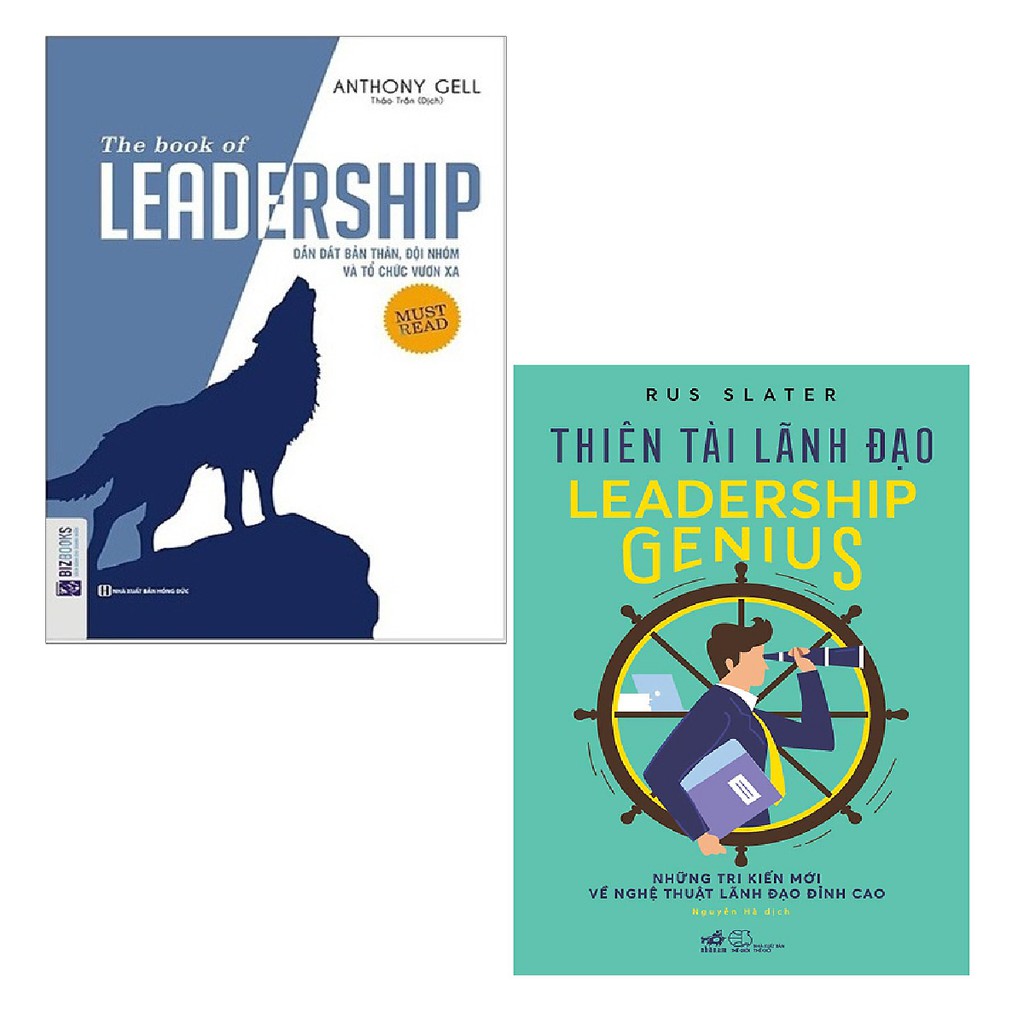 Sách - Combo The Book Of Leadership-Dẫn Dắt Bản Thân, Đội Nhóm Và Tổ Chức Vươn Xa +Thiên Tài Lãnh Đạo -Leadership Genius