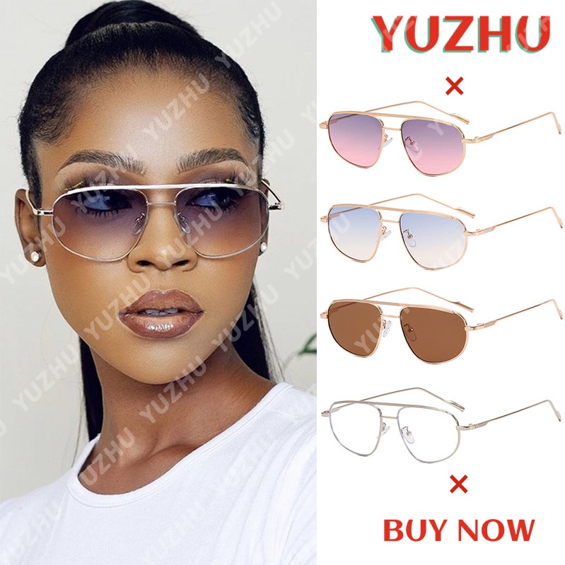 Kính Mát Gọng Đôi Phong Cách Retro Thời Trang Cho Nam Nữ