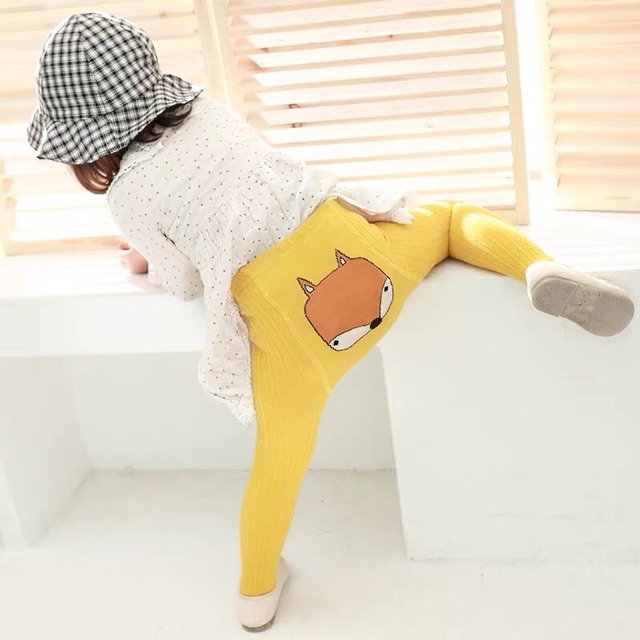 Quần Liền Tất Len Legging bé Gái