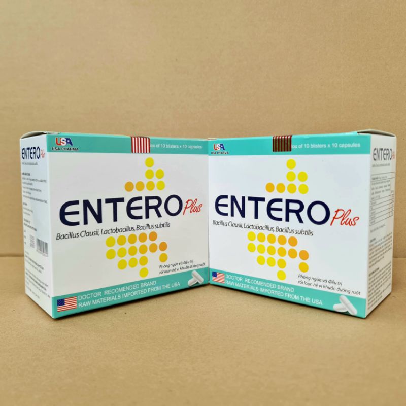 Viên uống ENTERO PLUS  - giúp cân bằng hệ vi sinh đường ruột, rối loạn tiêu hóa