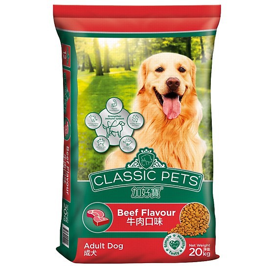 Bao 20kg- Thức ăn chó trưởng thành CLASSIC PETS - Kún Miu Hà Nội