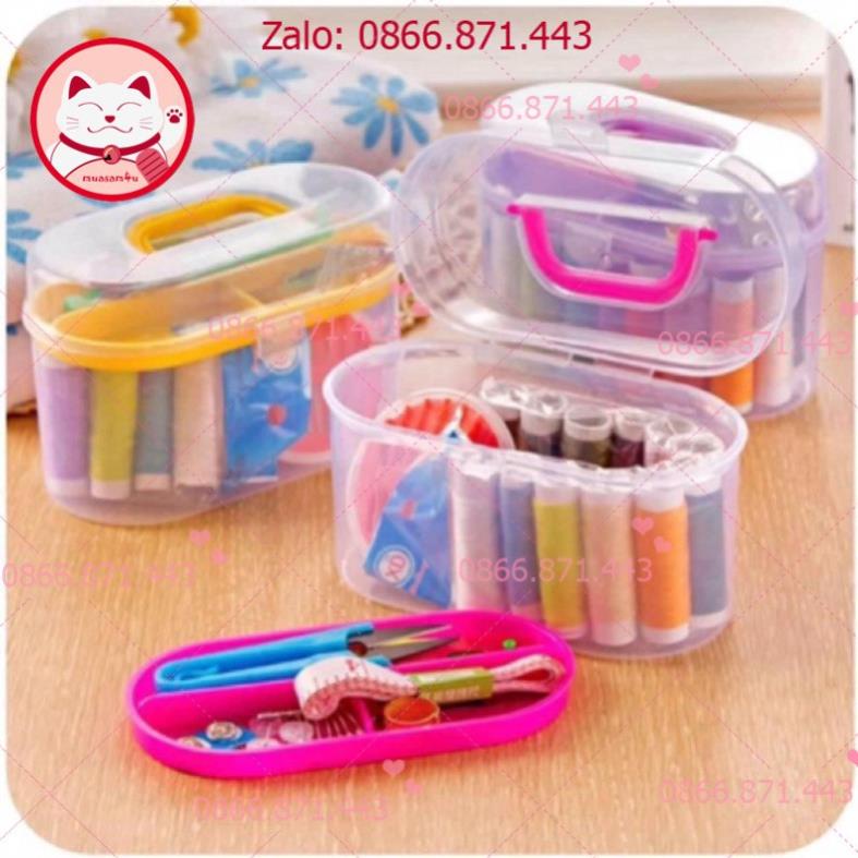 ⚡𝐅𝐑𝐄𝐄𝐒𝐇𝐈𝐏⚡ HỘP KIM CHỈ ĐA NĂNG HỘP ĐỰNG NHỎ GỌN THÔNG MINH DỄ CẤT DỮ.