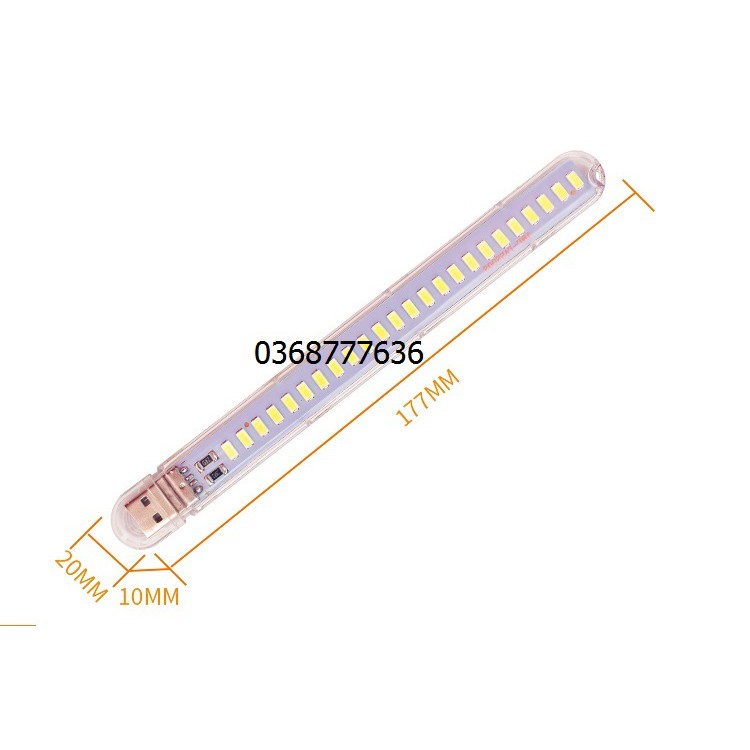 Đèn USB 24 LED siêu sáng nhỏ gọn