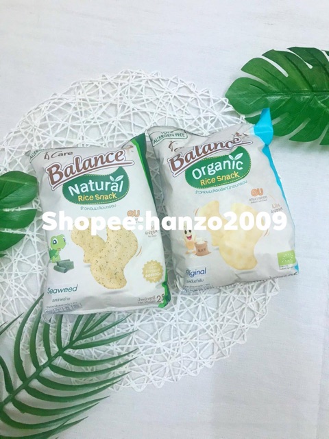 Bánh ăn dặm cho bé Balance Thái Lan hữu cơ
