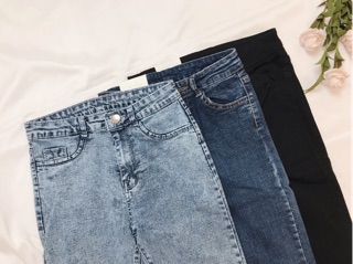 Quần jean ống loe hot trend (gạt xem ảnh thật)