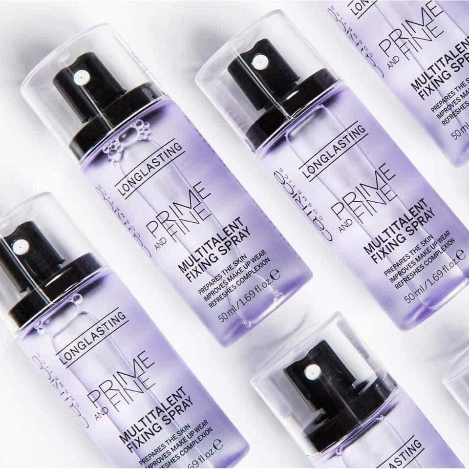 Xịt Khoáng Khóa Nền Catrice Prime And Fine Multitalent Fixing Spray, Khóa Nền Tím NTH STORE
