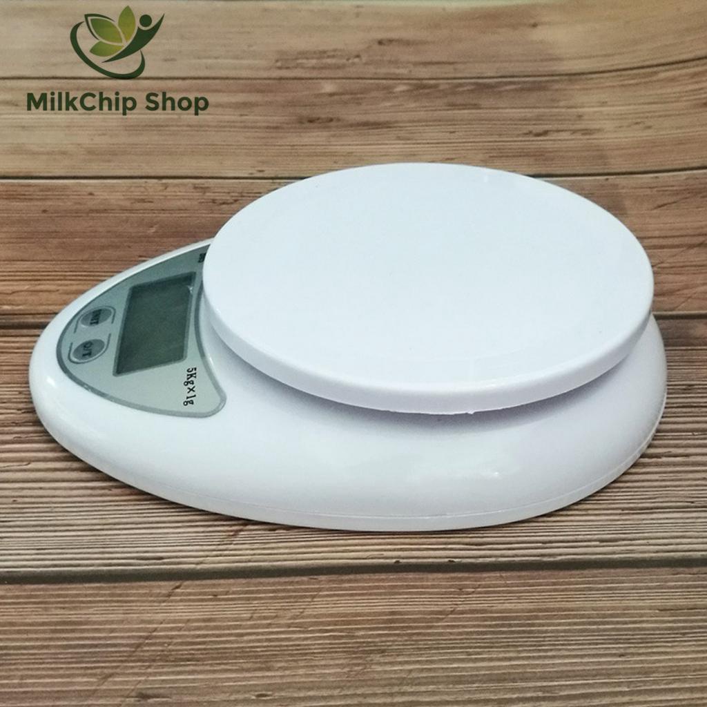 Cân điện tử mini Electronic Kitchen Scale, cân điện tử nhà bếp cân thực phẩm 5kg A035