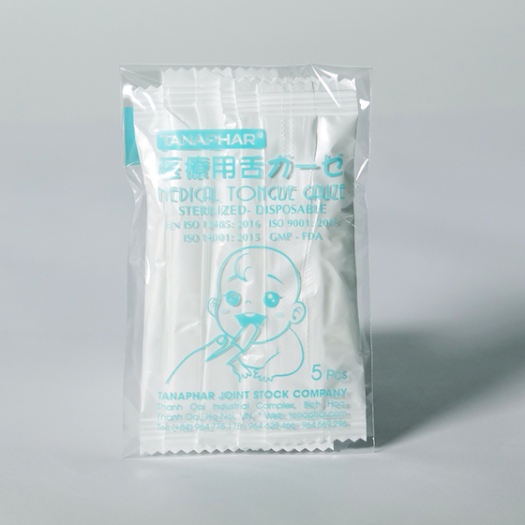 Gac rơ lưỡi cho bé Tanaphar an toàn mềm mại hộp 50 chiếc