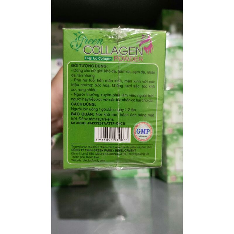 Diệp Lục Collagen 💯 Chính Hãng 🥰 Diệp Lục Nguyên Mã Hàng Đẹp Bổ Sung Collagen