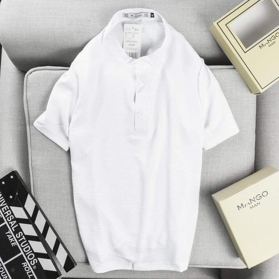 Xả áo đũi cộc tay cho nam