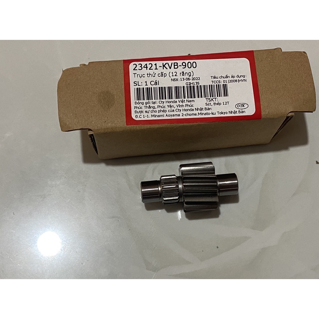 Trục thứ cấp (12 răng.nhỏ)ab110.click.vision cũ dùng chung (23421KVB900)