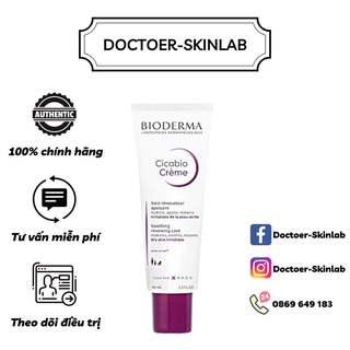 Kem Dưỡng Phục Hồi Da Bioderma Cicabio Cream 40ml-100ml(Chính Hãng)