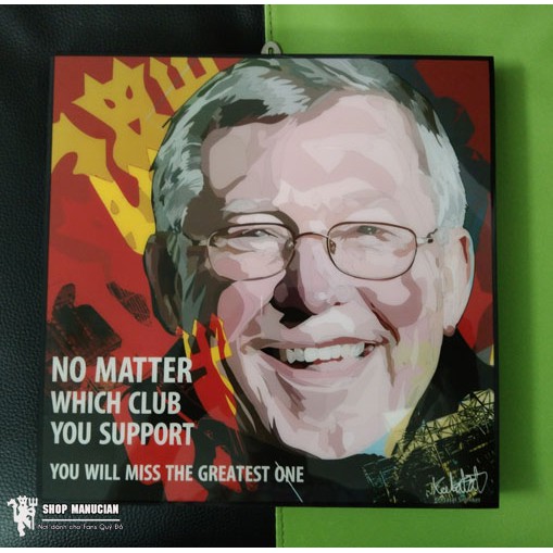 Tranh Treo Tường HLV Sir Alex Ferguson (CLB Manchrster United)