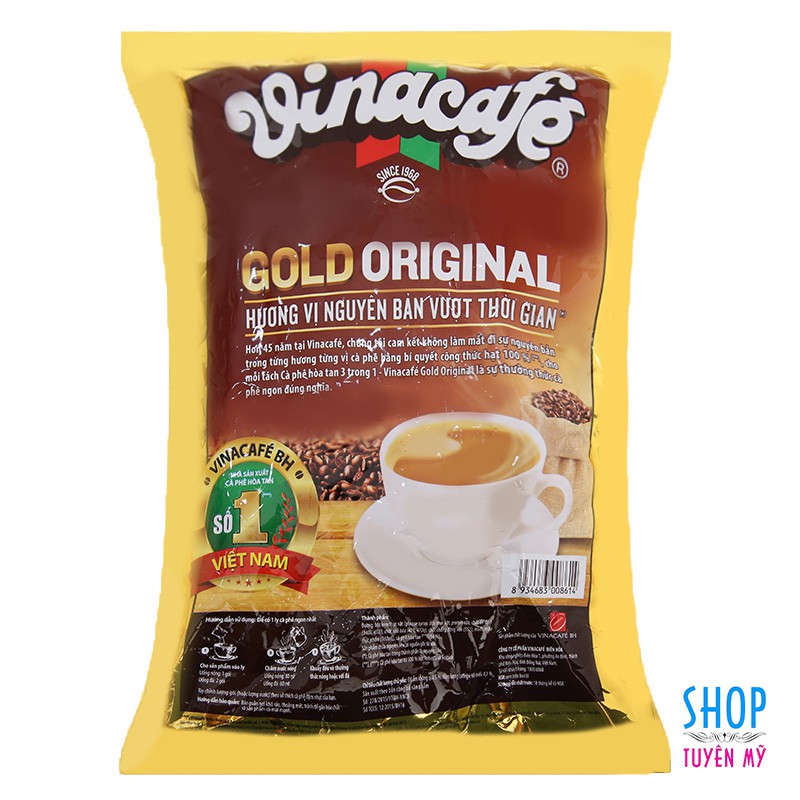 Bịch 24 gói Cà phê sữa - VinaCafé - cà phê hòa tan