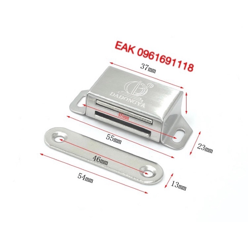 EAK - Nam châm hít cửa inox - từ hít inox nội thất công nghiệp / 1 cái