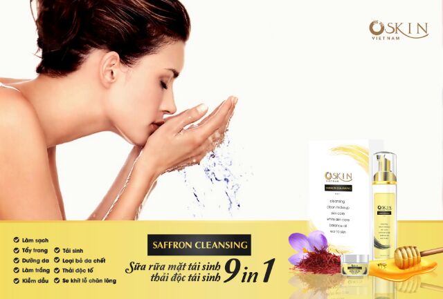 Combo  làm sạch và tái sinh chiết xuất  từ  saffron - nhụy  hoa nghệ tây