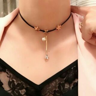 Choker Hàn Quốc. Vàng và Bạc