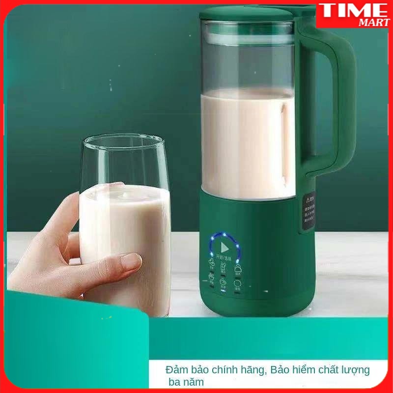 [Mẫu mới 2022] Máy làm sữa đậu nành mini,loại nhỏ hoàn toàn tự động Gia đình, thông minh nấu ăn đa chức năng[ TIME_MART]