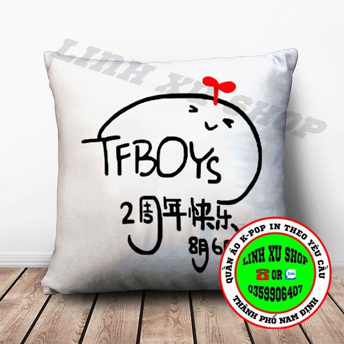 Gối TFBOYS in theo yêu cầu