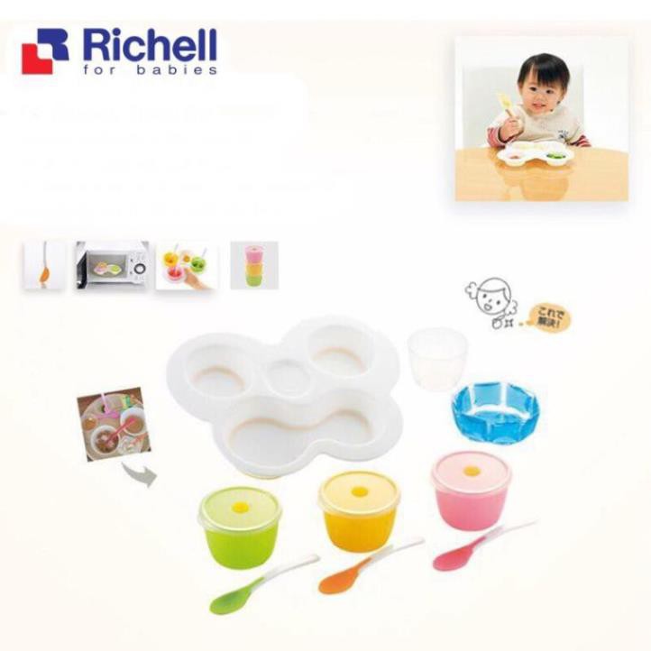 Bộ Ăn Dặm Khởi Đầu Chính Hãng Nhật Bản Richell