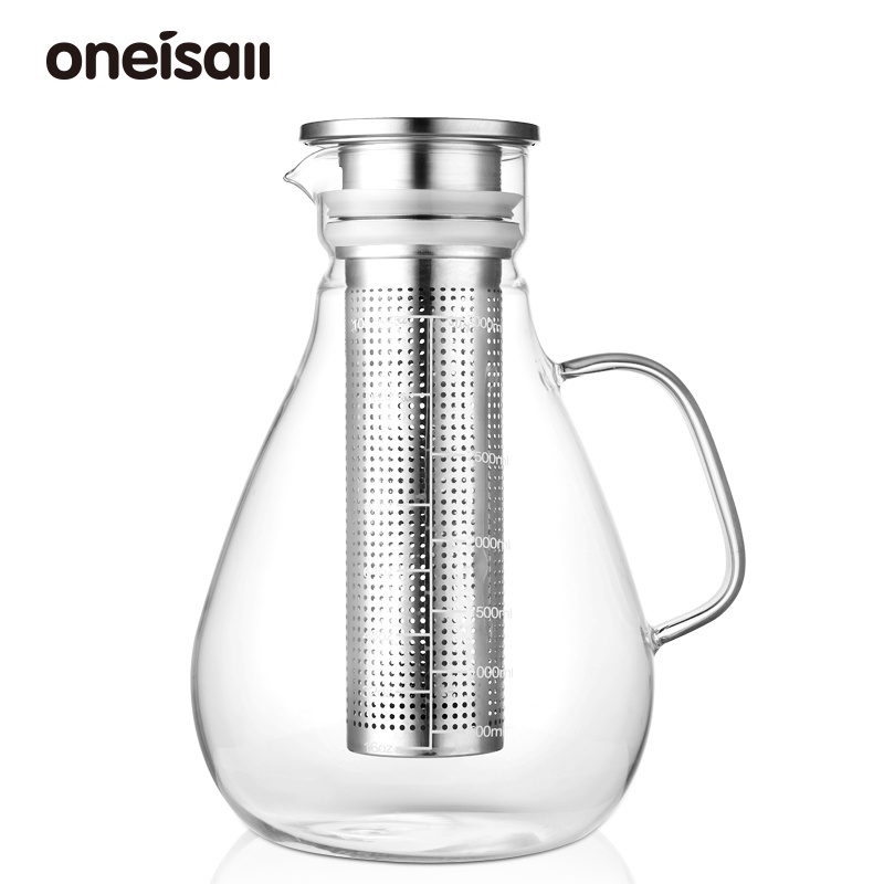 Bình đựng nước lạnh ONEISALL3l bằng thủy tinh chịu nhiệt cao dày dặn