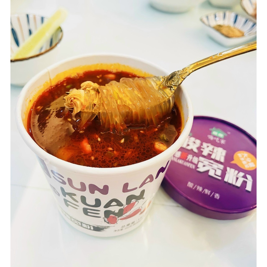 Thùng 6 hộp miến dẹt khoai lang Trùng Khánh