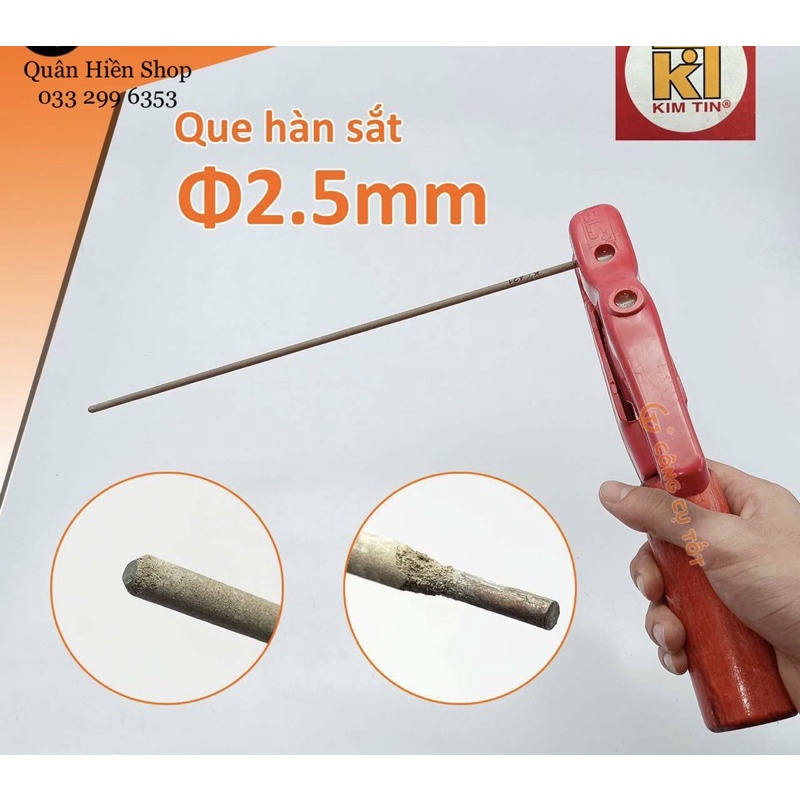 Hộp que hàn sắt Kim Tín KT-421 Φ2.5mm và Φ3.2mm