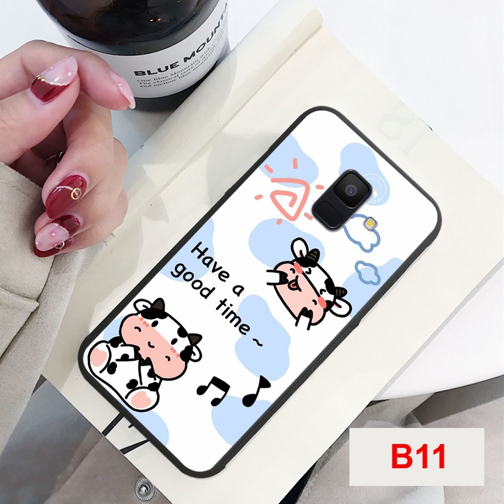 ỐP LƯNG SAMSUNG A6/A6 PLUS/A8/A8 PLUS HỌA TIẾT BÒ SỮA ĐÁNG YÊU-DỄ THƯƠNG